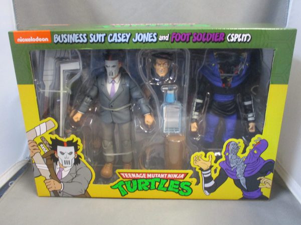 NECA TMNT Business Suit Casey Jones and Foot Soldier (Split)