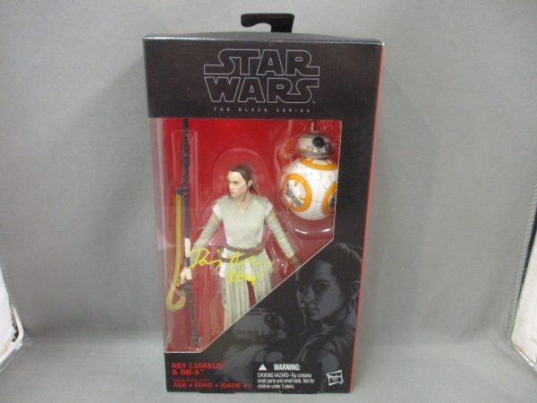 Black Series #02 Rey (jakku) & BB-8 Autographed