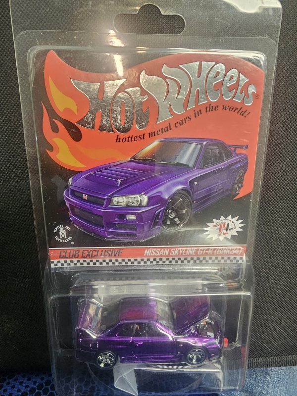 Hot Wheels Club Exclusive Nissan Skyline GT-R (BNR34)
