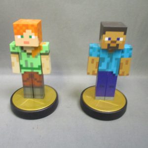 Amiibo Minecraft Steve & Alex