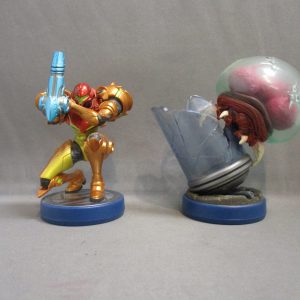 Amiibo Metroid Samus Aran & Metroid 2 Pack