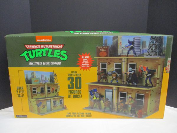 NECA TMNT Cartoon Street Scene Diorama