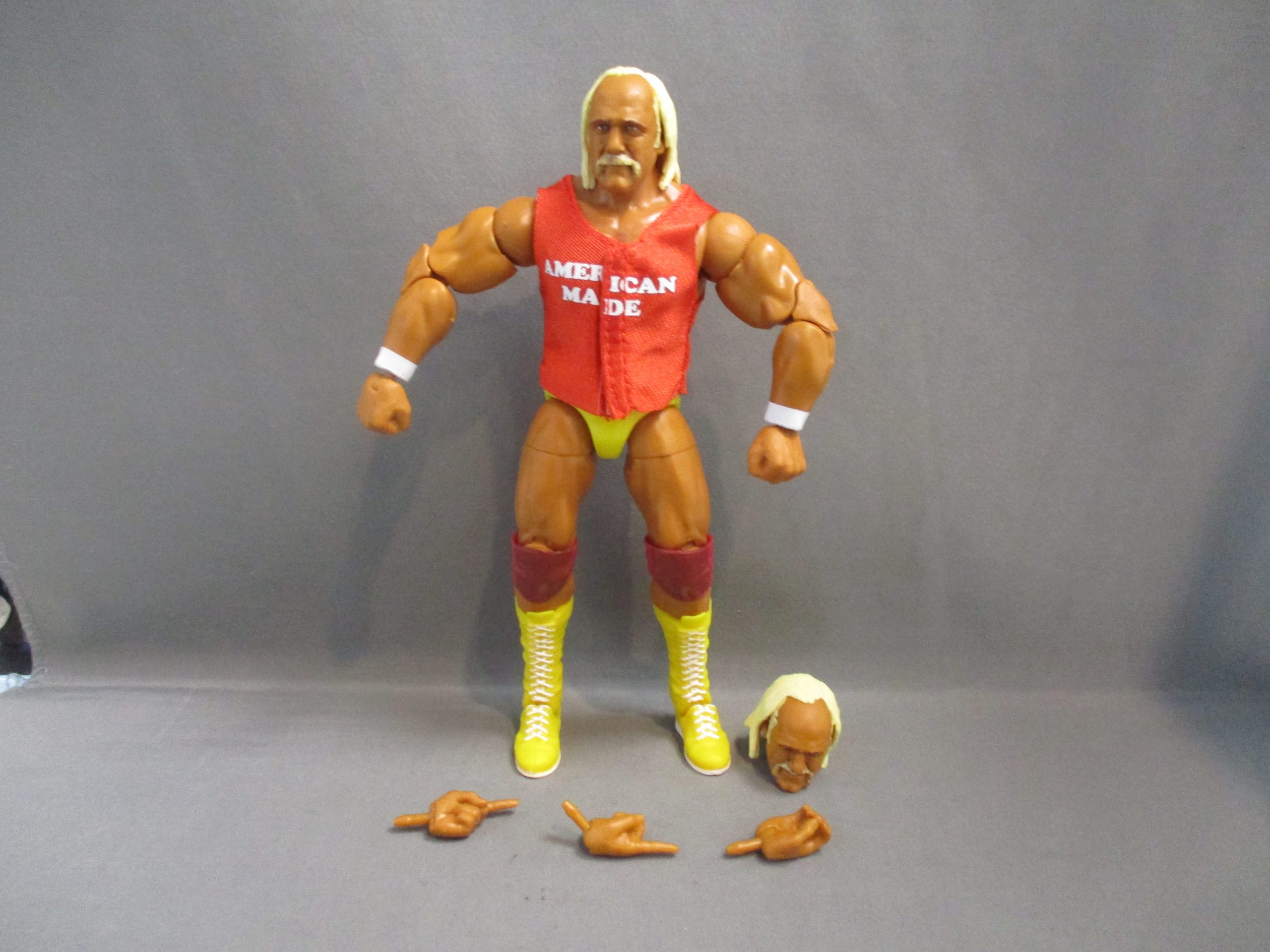 Action Figure WWE Hulk Hogan 15 Cm | 10 Punti Di Articolazione | Collezione Realistica Mattel