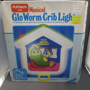 1985 Playskool Musical Glo Worm Crib Light