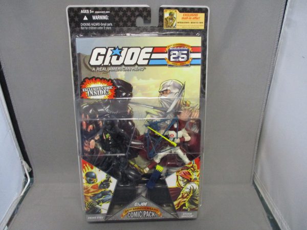 G.I. Joe 25th Anniversary Comic Pack Snake Eyes & Storm Shadow