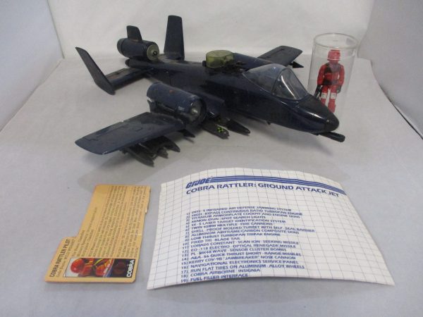 G.I.Joe Cobra Rattler Complete W/ Wild Weasel