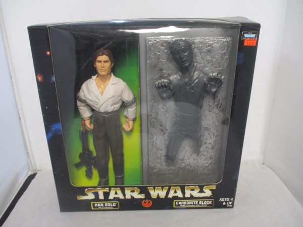 POTF Han Solo and Carbonite Block 12inch 2 pack