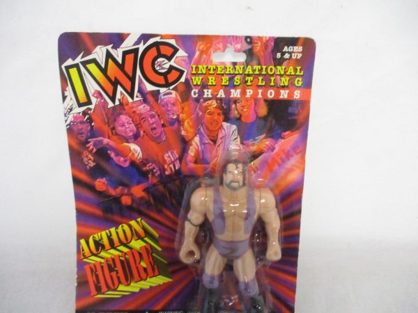 Mannix International Wrestling Champion purple outfit
