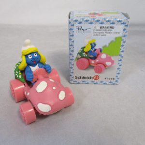 Schleich Smurfs Smurfette In Car