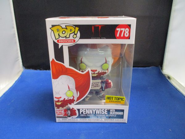 Funko POP! Movie #778 Pennywise with Skateboard (Hot Topic Exclusive)