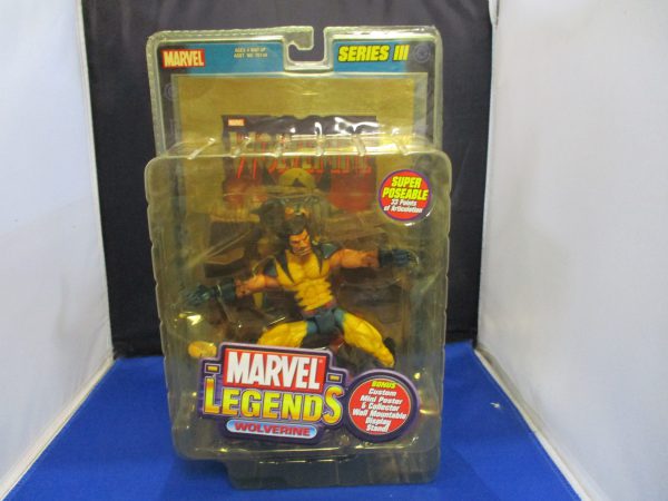 Toybiz Marvel Legends Series III Wolverine (unmasked variant)