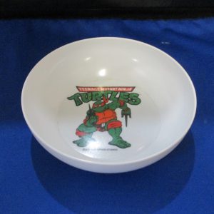 1989 TMNT cereal bowl