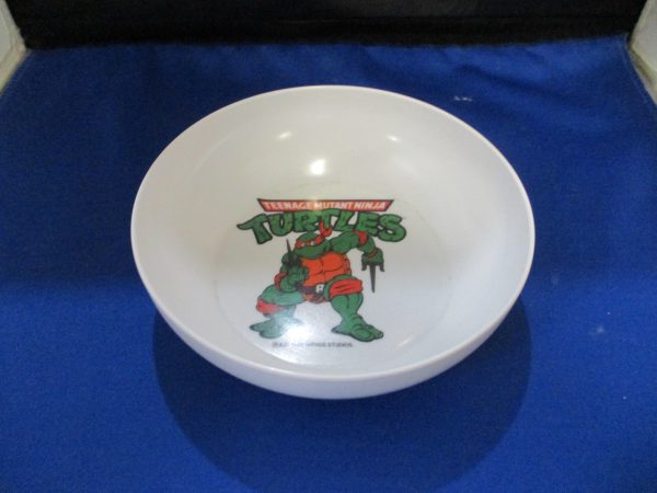 1989 TMNT cereal bowl