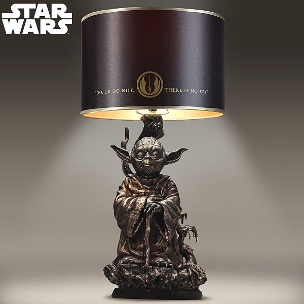 Bradford Exchange Bronze Yoda Lamp. 596/600