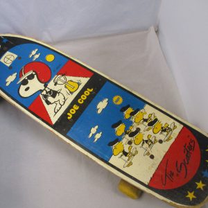 Joe Cool (Snoopy) and "The Scooters" skateboard