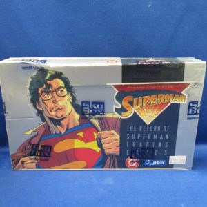 Superman:The Return Of Superman Trading Cards Box