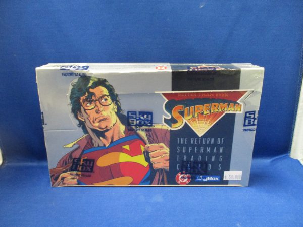 Superman:The Return Of Superman Trading Cards Box