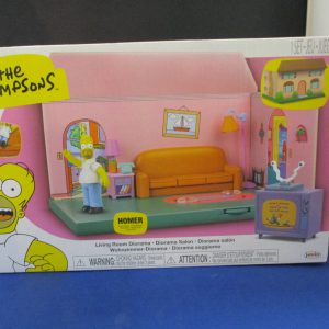 The Simpsons Homer with Living Room Diorama