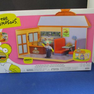 The Simpsons Krusty the Clown with Krusty Burger Diorama