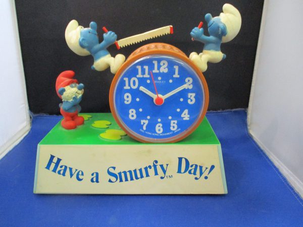 Smurf Alarm Clock