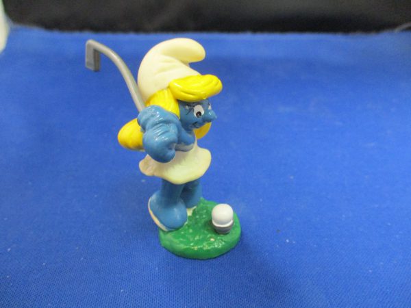 Smurfs Smurfette with Putter Golf Club