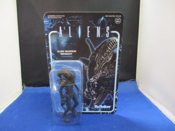 Super 7 Reaction Aliens Alien Warrior Midnight