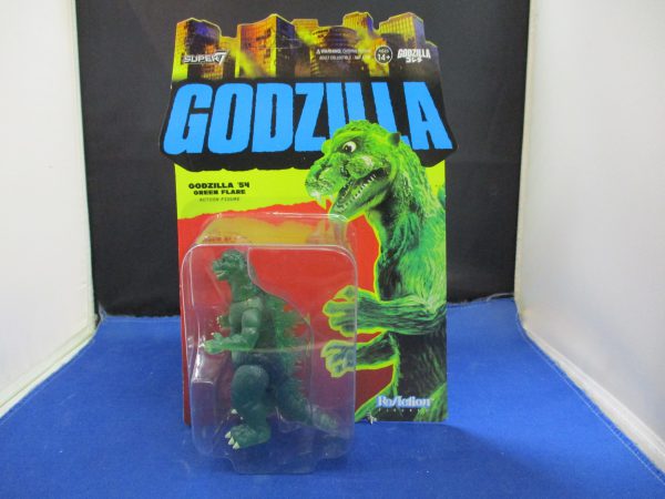 Super 7 Reaction Godzilla 54 Green Flare