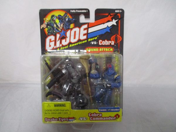 G.I. Joe vs Cobra Snake Eyes vs Cobra Commander 2-Pack