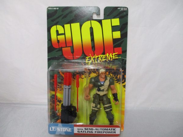 G.I. Joe Extreme Lt Stone w/ Semi-Automatic Gatling Firepower