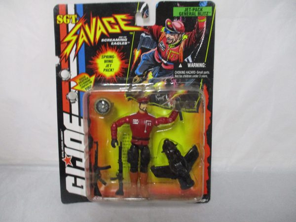 G.I. Joe Sgt Savage Jet Pack General Blitz