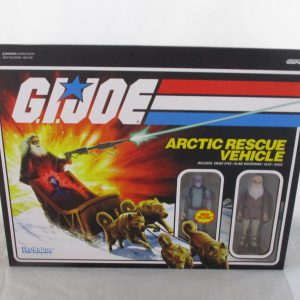 G.I. Joe Super 7 ReAction Toys Arctic Rescue Vehicle w/ Snake Eyes and Blind Woodsman