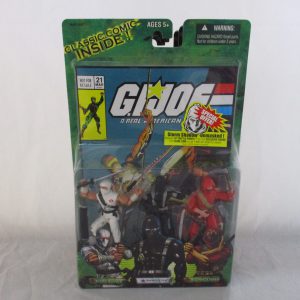 G.I. Joe Comic Packs Storm Shadow VS. Snake Eyes VS. Red Ninja Viper