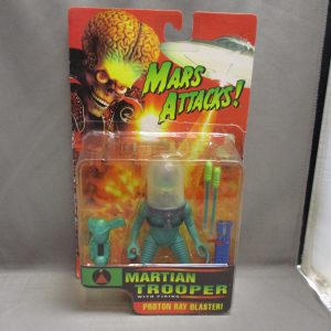 Mars Attacks Martian Trooper W/ Firing Proton Ray Blaster