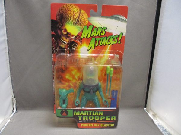 Mars Attacks Martian Trooper W/ Firing Proton Ray Blaster