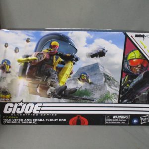 G.I. Joe 6" Classified Series Tele-Viper & Cobra Flight Pod (trouble bubble)