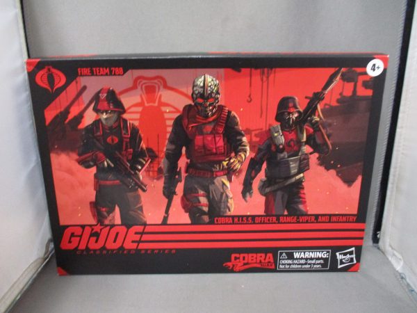G.I. Joe 6" Classified Series #788 Fire Team 788 H.I.S.S. Officer, Range-Viper, & Infantry