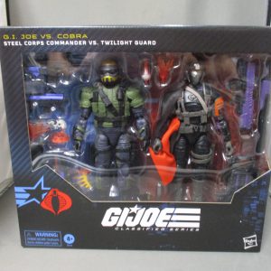 G.I. Joe 6" Classified Series #141 Steel Corps Commander & Twilight Guard