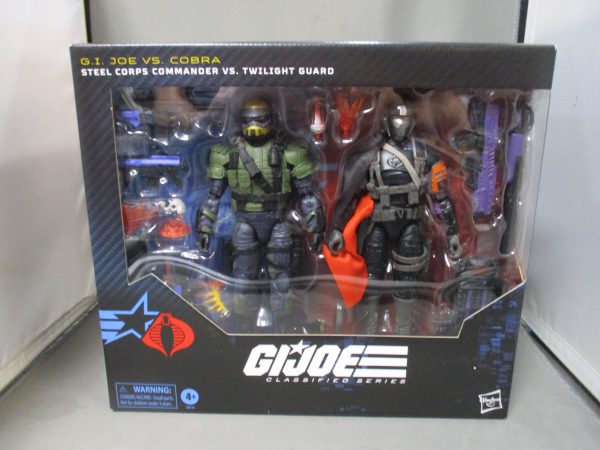 G.I. Joe 6" Classified Series #141 Steel Corps Commander & Twilight Guard
