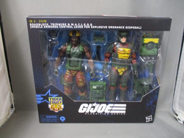 G.I. Joe 6" Classified Series #126 Tiger Force Roadblock, Tripwire, & M.A.C.L.E.O.D.