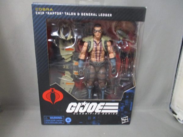 G.I. Joe 6" Classified Series #139 Chip"Raptor"Talon & General Ledger