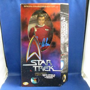 Star Trek II Wrath Of Kahn Admiral James Kirk 12" Figure W/ Jsa Autograph