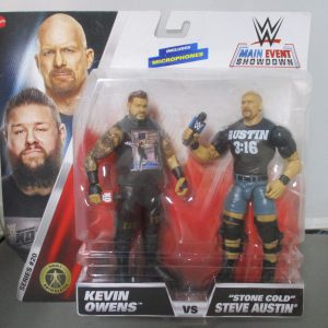 WWE Main Event Showdown Kevin Owens and Stone Cold Steve Austin 2-Pack
