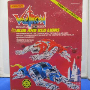 Matchbox Voltron Blue and Red Lions