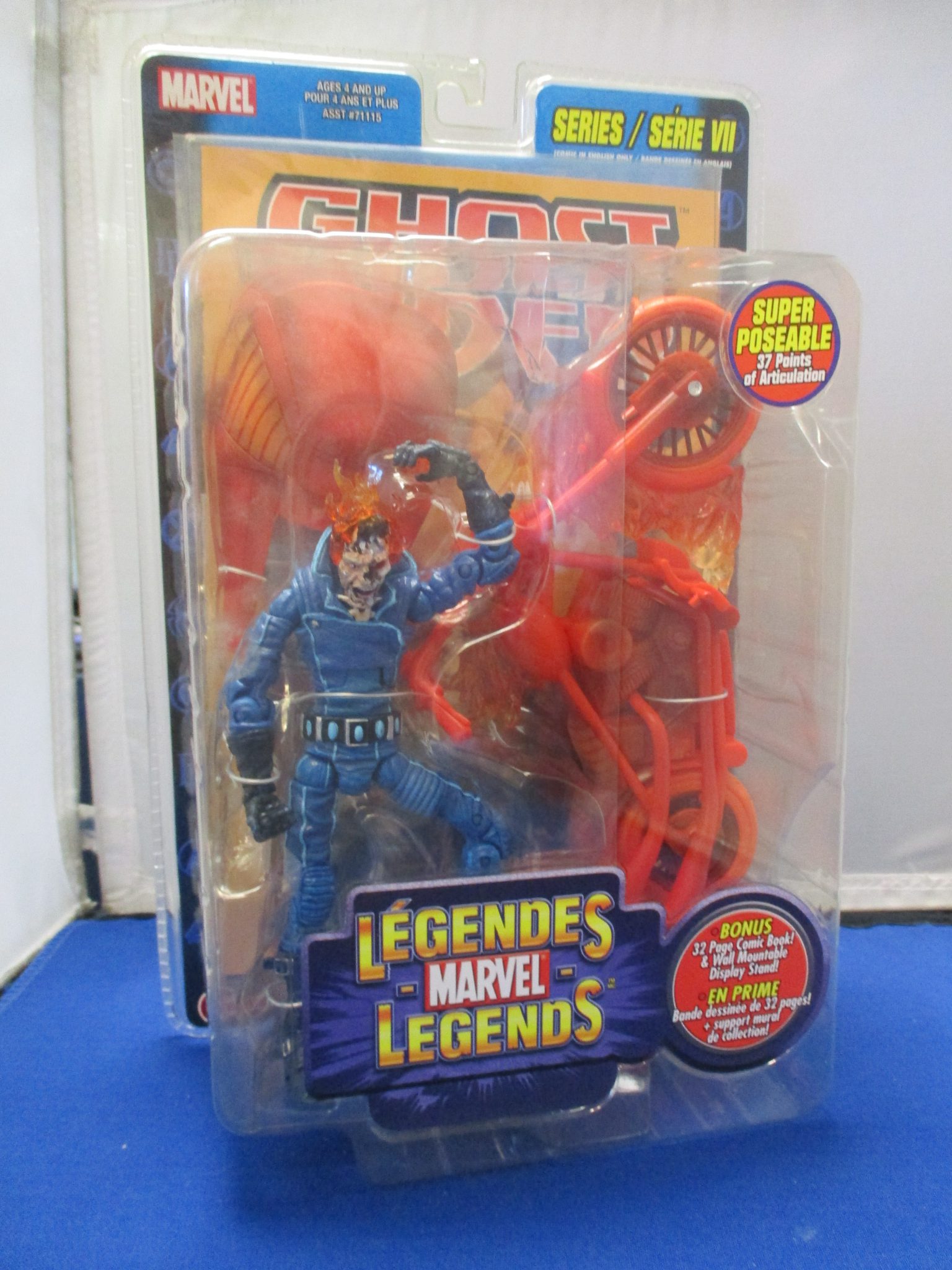 Toybiz Marvel Legends Series VII Ghost Rider (Phasing Variant ...