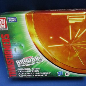 Transformers WFC Kingdom Golden disk Autobot Jackpot and Sights