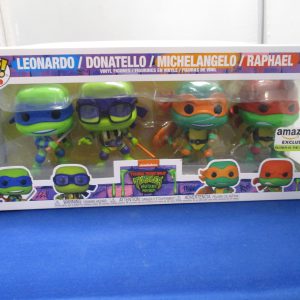 Funko POP! Movies: TMNT Mutant Mayhem Amazon Exclusive 4 Pack