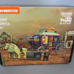 Lumibricks Treasure Stagecoach L9099 – Western Wagon Building Set