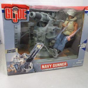 G.I.Joe 12 Inch Navy Gunner W/ Anti Aircraft Gun