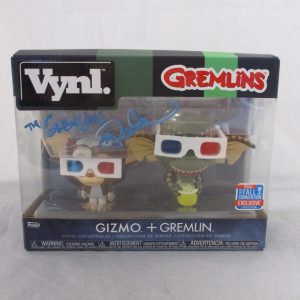 Funko Vynl Gizmo and Gremlin Signed by Mark Dodson (Gremlins voices)