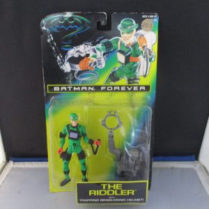 Batman Forever The Riddler With Trapping Brain-Drain Helmet